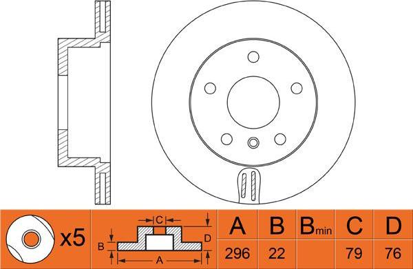 FIT FR0402V - Əyləc Diski furqanavto.az