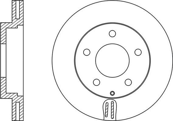 EURODEAL AUTOPARTS 699 - Əyləc Diski furqanavto.az