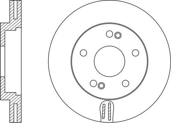 BENDIX 562817BC - Əyləc Diski furqanavto.az