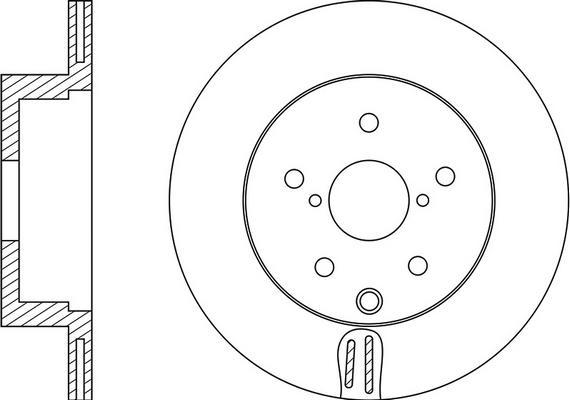 Japanparts DP-252 - Əyləc Diski furqanavto.az