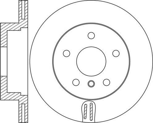 Open Parts BDA2276.20 - Əyləc Diski furqanavto.az