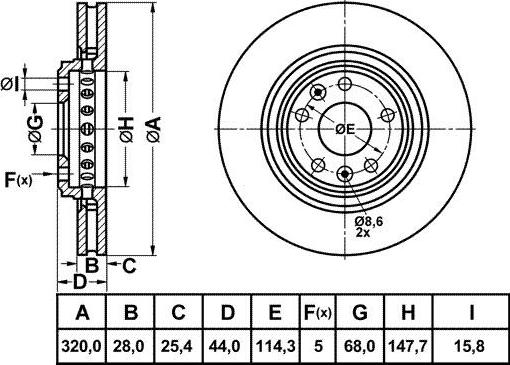 FIT FR1009V - Əyləc Diski furqanavto.az