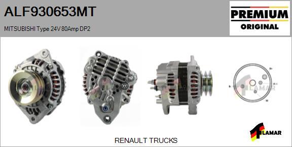 FLAMAR ALF930653MT - Alternator furqanavto.az