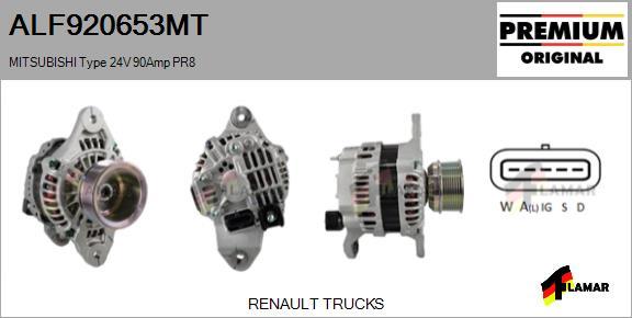 FLAMAR ALF920653MT - Alternator furqanavto.az