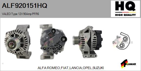 FLAMAR ALF920151HQ - Alternator furqanavto.az