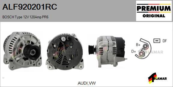 FLAMAR ALF920201RC - Alternator furqanavto.az