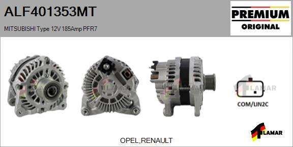 FLAMAR ALF401353MT - Alternator furqanavto.az