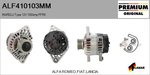 FLAMAR ALF410103MM - Alternator furqanavto.az