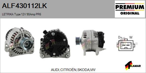 FLAMAR ALF430112LK - Alternator furqanavto.az