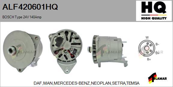 FLAMAR ALF420601HQ - Alternator furqanavto.az