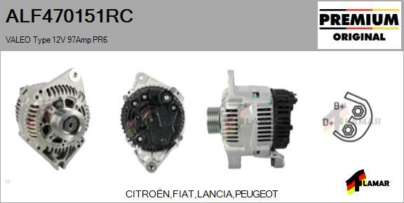 FLAMAR ALF470151RC - Alternator furqanavto.az