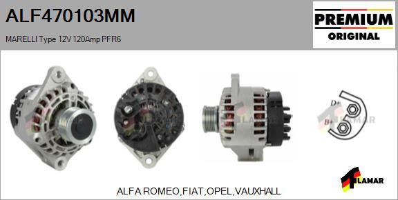 FLAMAR ALF470103MM - Alternator furqanavto.az