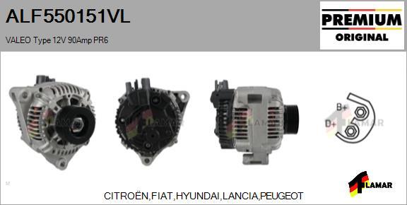 FLAMAR ALF550151VL - Alternator furqanavto.az