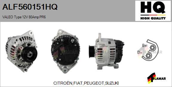 FLAMAR ALF560151HQ - Alternator furqanavto.az