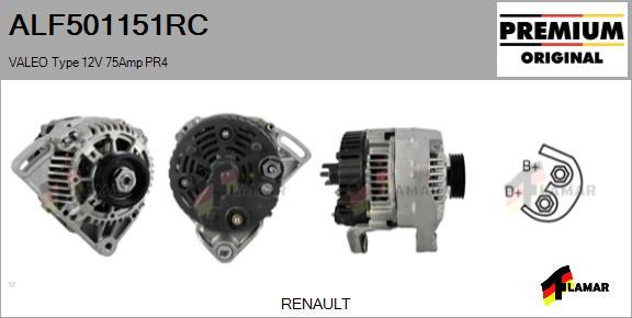 FLAMAR ALF501151RC - Alternator furqanavto.az