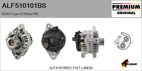 FLAMAR ALF510101BS - Alternator furqanavto.az