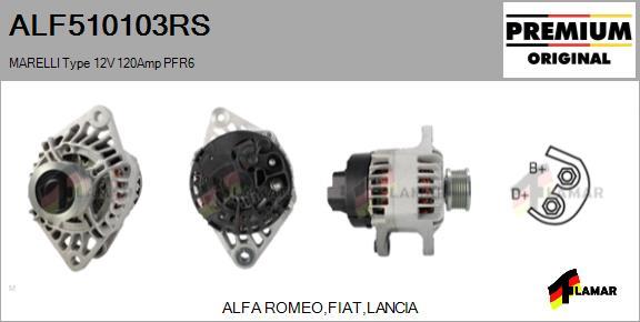 FLAMAR ALF510103RS - Alternator furqanavto.az