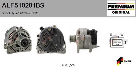 FLAMAR ALF510201BS - Alternator furqanavto.az