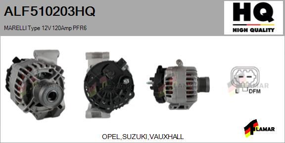 FLAMAR ALF510203HQ - Alternator furqanavto.az