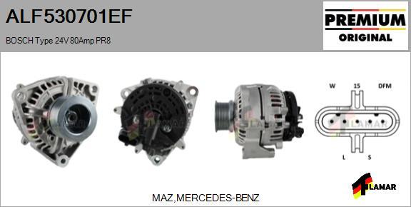 FLAMAR ALF530701EF - Alternator furqanavto.az