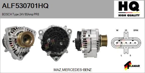 FLAMAR ALF530701HQ - Alternator furqanavto.az