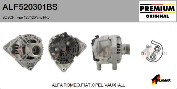 FLAMAR ALF520301BS - Alternator furqanavto.az