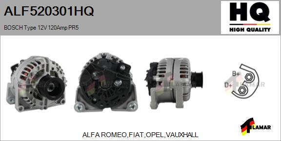 FLAMAR ALF520301HQ - Alternator furqanavto.az