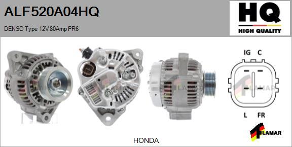 FLAMAR ALF520A04HQ - Alternator furqanavto.az