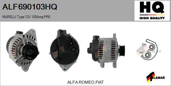 FLAMAR ALF690103HQ - Alternator furqanavto.az