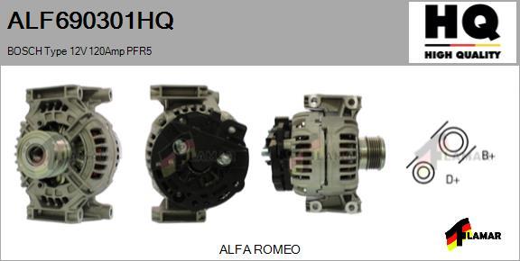 FLAMAR ALF690301HQ - Alternator furqanavto.az