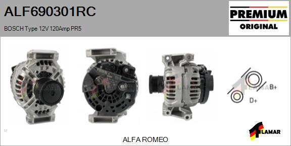 FLAMAR ALF690301RC - Alternator furqanavto.az