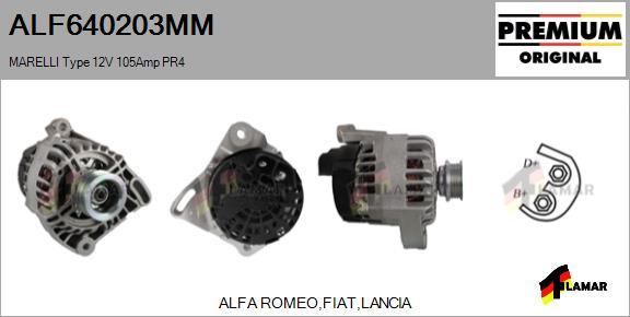 FLAMAR ALF640203MM - Alternator furqanavto.az