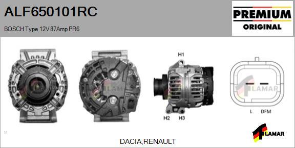 FLAMAR ALF650101RC - Alternator furqanavto.az