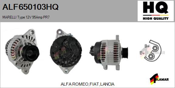 FLAMAR ALF650103HQ - Alternator furqanavto.az