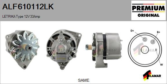 FLAMAR ALF610112LK - Alternator furqanavto.az