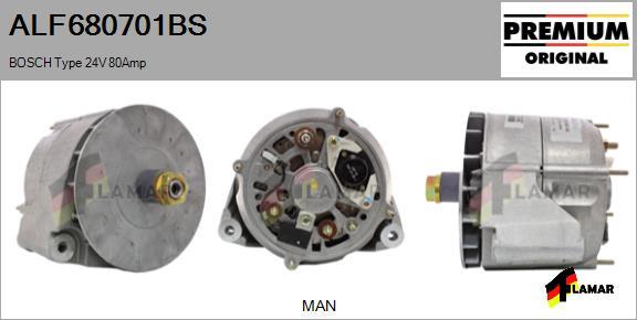 FLAMAR ALF680701BS
 - Alternator furqanavto.az