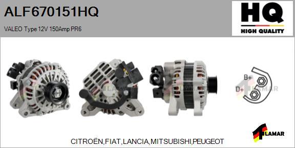 FLAMAR ALF670151HQ - Alternator furqanavto.az