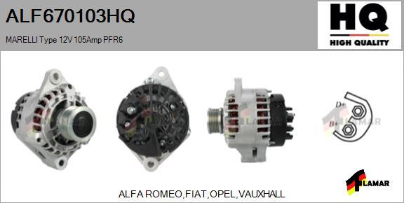 FLAMAR ALF670103HQ - Alternator furqanavto.az