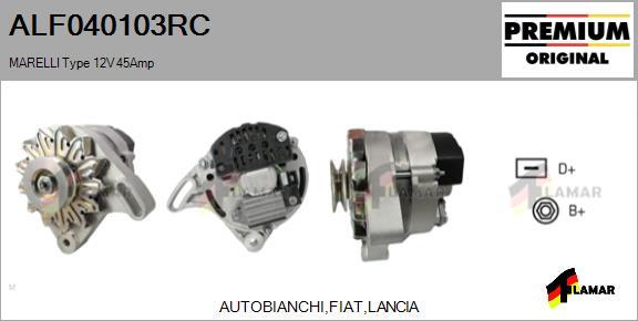 FLAMAR ALF040103RC - Alternator furqanavto.az