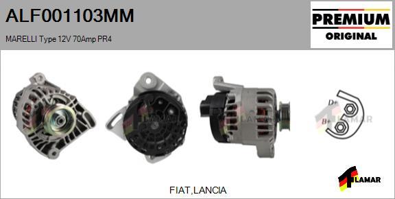 FLAMAR ALF001103MM - Alternator furqanavto.az