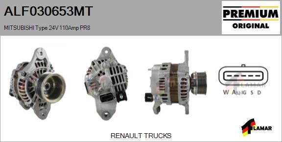 FLAMAR ALF030653MT - Alternator furqanavto.az