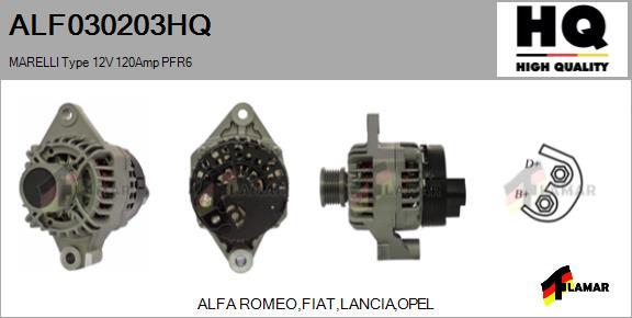 FLAMAR ALF030203HQ - Alternator furqanavto.az