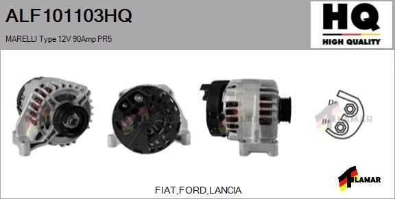 FLAMAR ALF101103HQ - Alternator furqanavto.az