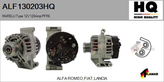 FLAMAR ALF130203HQ - Alternator furqanavto.az