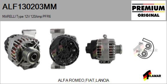 FLAMAR ALF130203MM - Alternator furqanavto.az