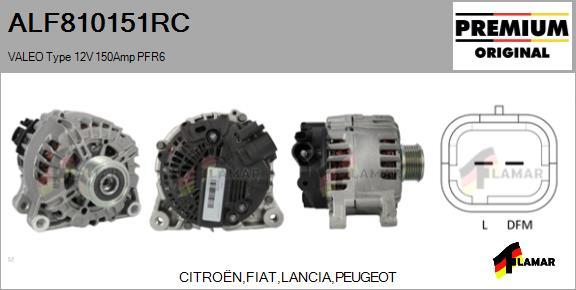 FLAMAR ALF810151RC - Alternator furqanavto.az