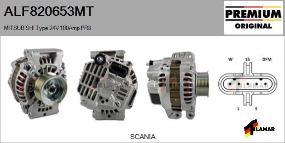 FLAMAR ALF820653MT - Alternator furqanavto.az