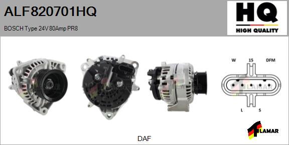 FLAMAR ALF820701HQ - Alternator furqanavto.az