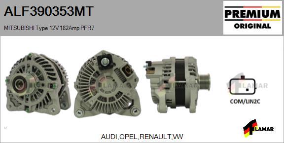 FLAMAR ALF390353MT - Alternator furqanavto.az