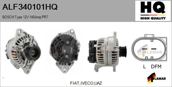 FLAMAR ALF340101HQ - Alternator furqanavto.az